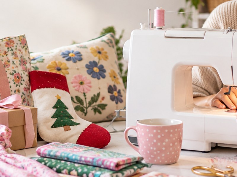 Colorful fabric, handmade accessories and home sewing ideas